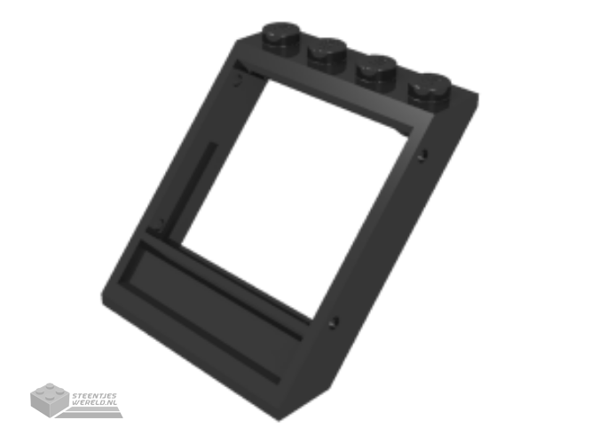 60806 - Window 4 x 4 x 3 Roof met Bottom Panel