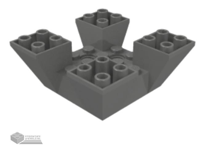 30373 – Dakpan, omgekeerd 65 6 x 6 x 2 vierkant met uitsnedes