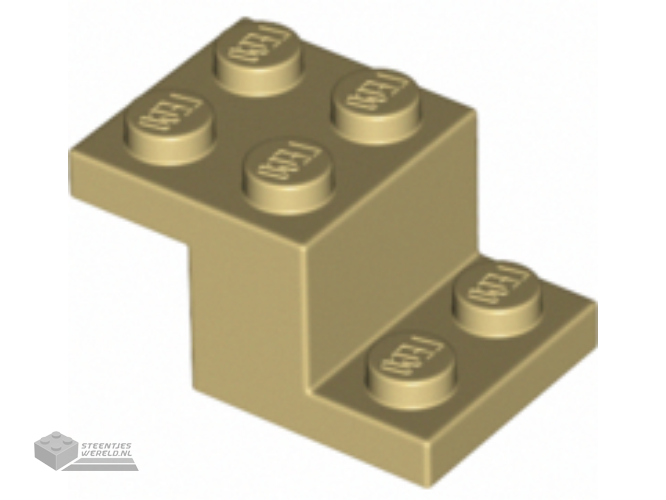 73562 – Bracket 3 x 2 x 1 1/3 met onderkant nop houder