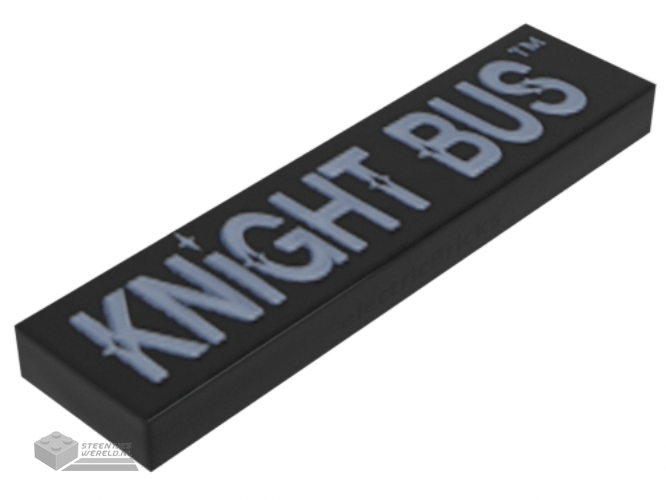 2431px24 – Tile 1 x 4 with ‘KNiGHT BUS’ Pattern