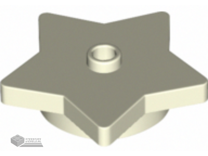 39611 – Plaat, rond 4 x 4 x 2/3 met Star en open nopje