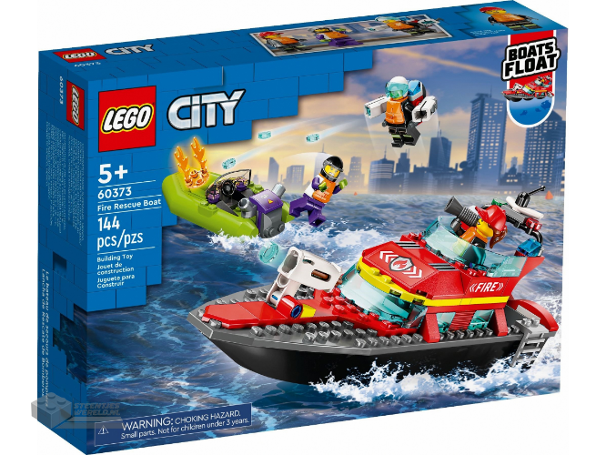 60373-1 – LEGO City 60373 Reddingsboot Brand