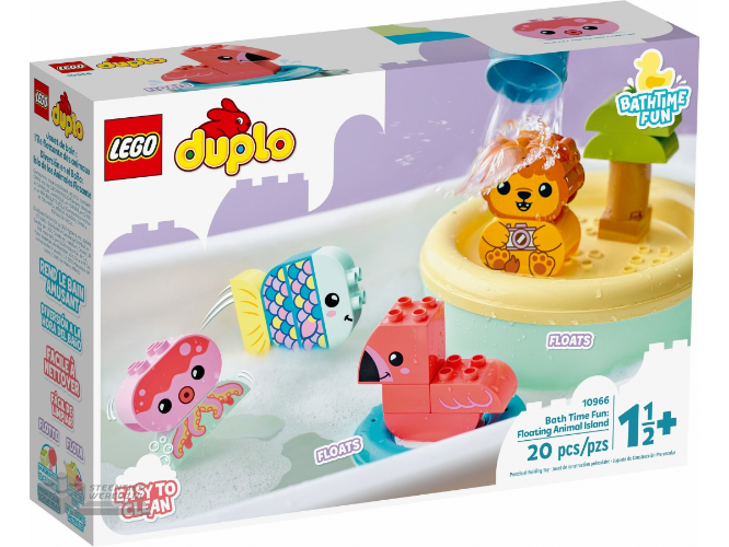 10966-1 – Bath Time Fun: Floating Animal Island