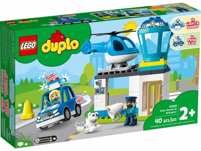 10959-1 – Police Station & Helicopter