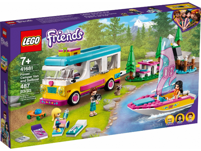 41681-1 – Forest Camper Van and Sailboat