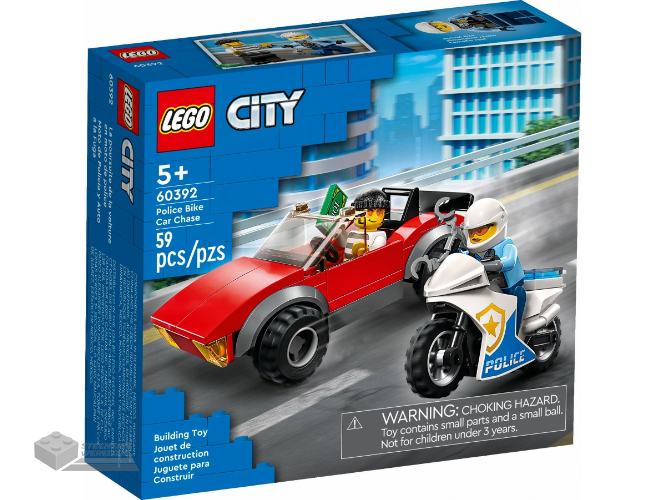 60392-1 - LEGO City 60392 Achtervolging auto op politiemotor