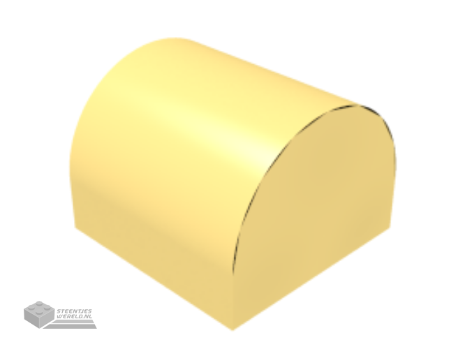 49307 – Dakpan, gebogen 1 x 1 x 2/3 dubbel