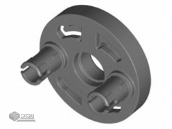 80563 – Technic Rotation Joint Disk with Pin Hole and 2 Pins