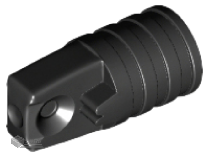 53923 – Scharnier Cylinder 1 x 2 Locking met 1 Finger en Technic as gat op uiteindes zonder gleuven