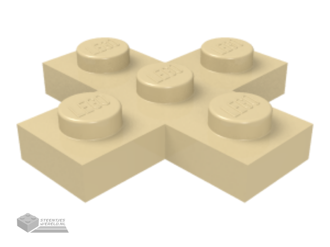 15397 – Plaat, aangepast 3 x 3 Cross