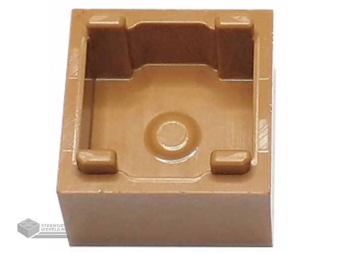2821 – Container, Box 2 x 2 x 1 – Top Opening with Raised Inner Bottom