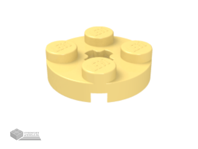 4032 – Plaat, rond 2 x 2 met Technic as gat