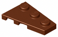 43722 – Wedge, Plaat 3 x 2 rechts