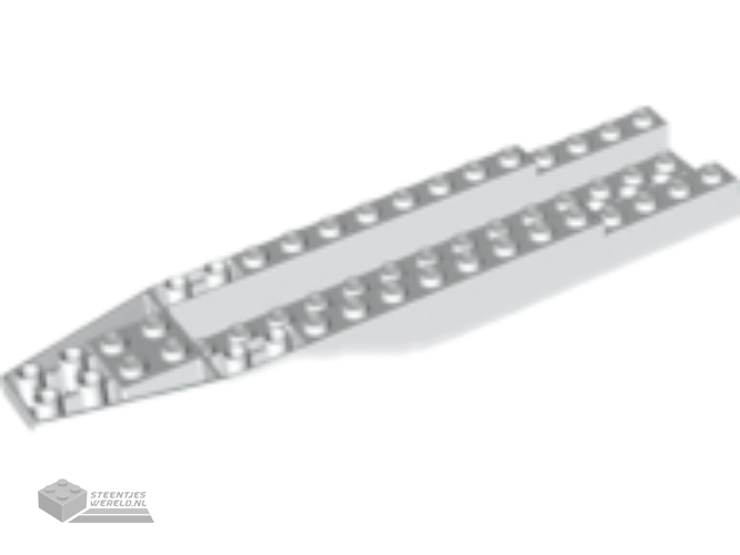 42863 - Aircraft Fuselage Forward Bottom Angular 4 x 18 x 1 1/3 with 2 x 14 Recessed Center and 13 Holes