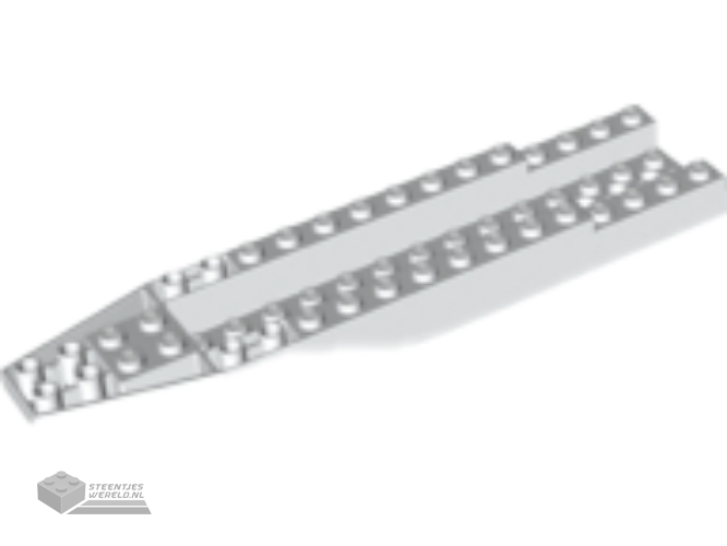 42863 – Aircraft Fuselage Forward Bottom Angular 4 x 18 x 1 1/3 with 2 x 14 Recessed Center and 13 Holes