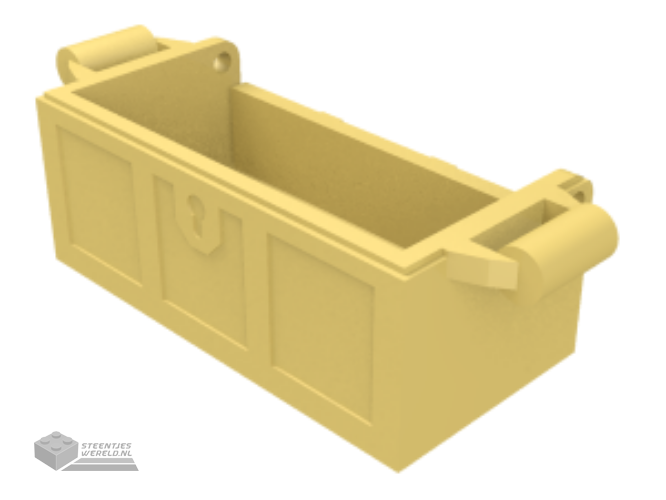 4738a – Container, Treasure Chest onderkant met gleuven in achterkant