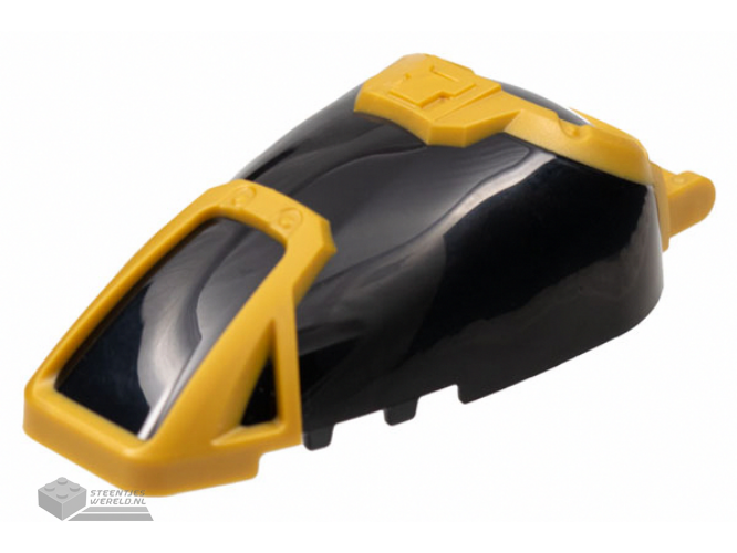 69564pb01 – Windscreen 7 x 4 x 2 Canopy with Pearl Gold Armor and Handle Pattern