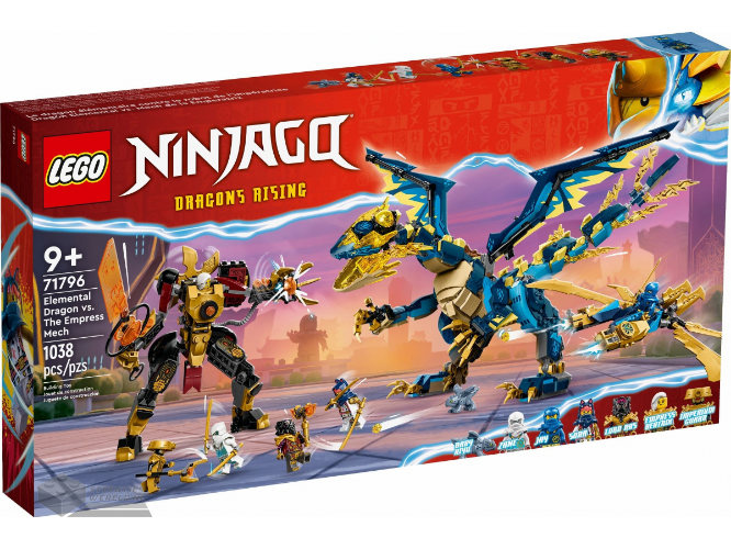 71796-1 – LEGO Ninjago 71796 Elementdraak vs. de mecha van de keizerin