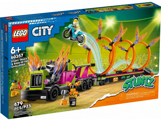 60357-1 – LEGO City 60357 Stunttruck & Ring of Fire-uitdaging