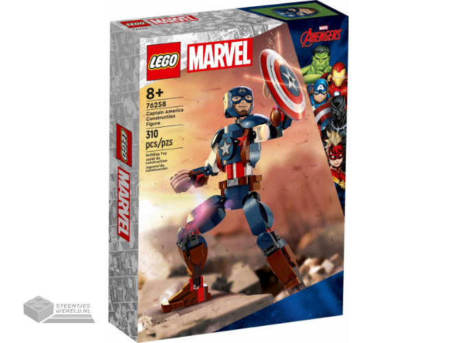 76258-1 – LEGO Super Heroes 76258 Captain America bouwfiguur