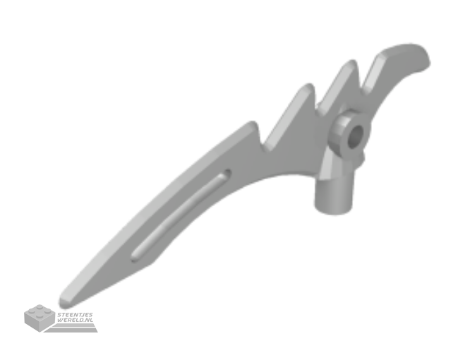 98141 – Minifigure, wapen Crescent Blade, Serrated met staaf