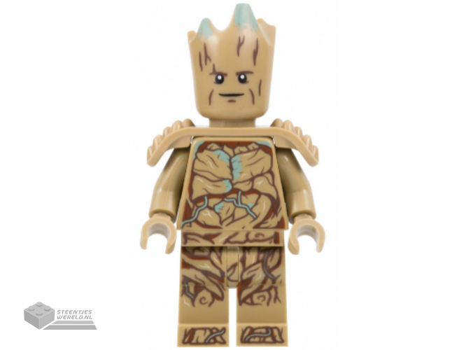sh874 – Groot, Teen Groot – Dark Tan with Shoulder Armor