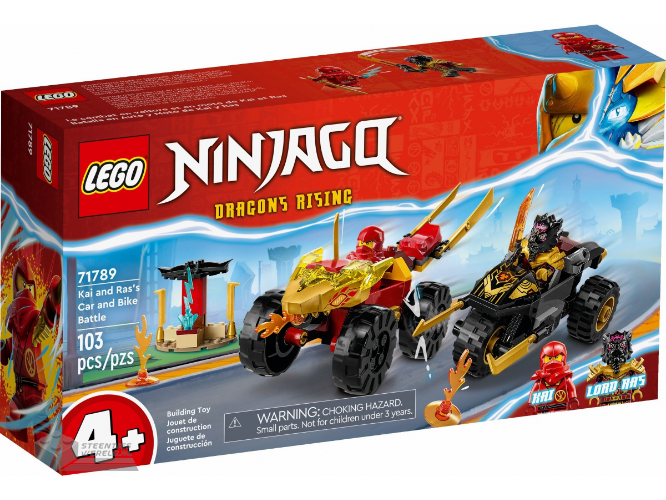 71789-1 – LEGO Ninjago 71789 Kai en Ras’ duel tussen auto en motor