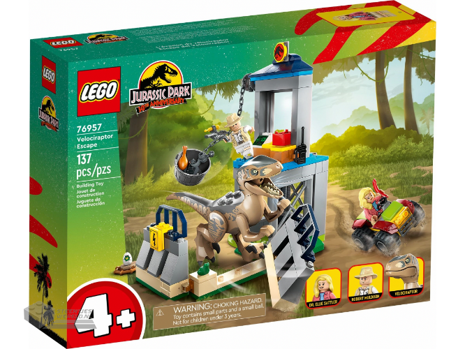 76957-1 – LEGO Jurassic World 76957 Velociraptor ontsnapping