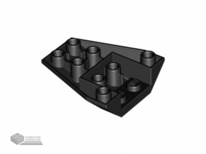 13349 – Wedge 4 x 4 Triple omgekeerd met connecties tussen 4 noppen