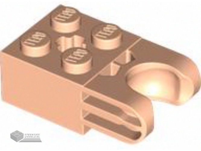 67696 – Technic, Brick Modified 2 x 2 with Ball Socket and Axle Hole – Straight Forks with Round Ends and Closed Sides