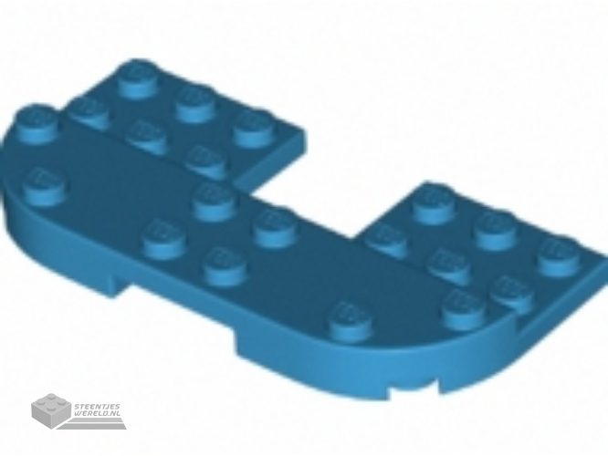 73832 – Plate, Round 4 x 8 x 2/3, Raised 2 x 8 en 2 x 2 Cutout