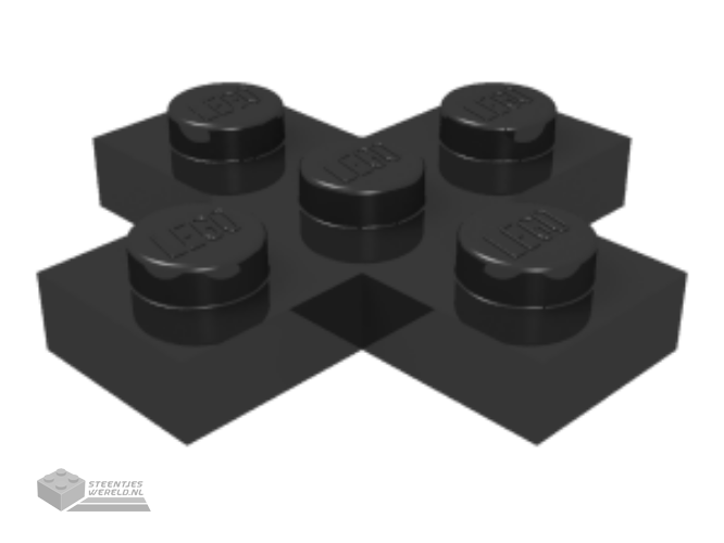 15397 – Plaat, aangepast 3 x 3 Cross