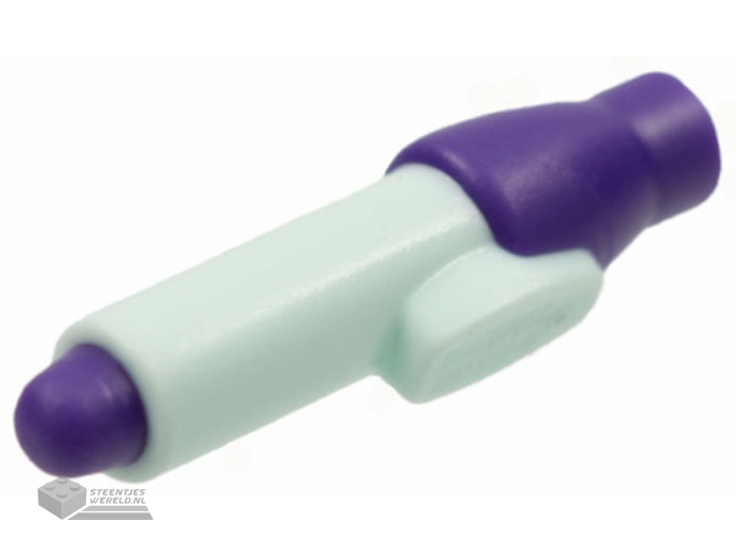 35809pb01 - Minifigure, Utensil Pen with Dark Purple Tip and Cap Pattern