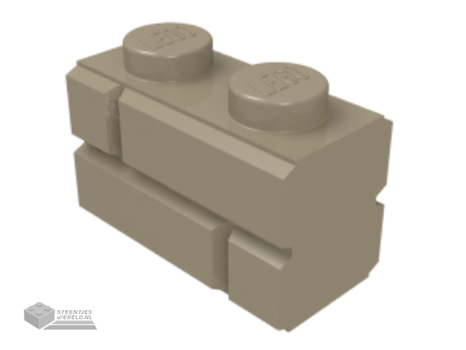 98283 – Steen, aangepast 1 x 2 met metselwerkprofiel