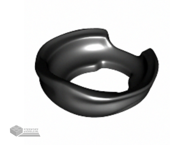 24504 – Minifigure Ninja Face Scarf met inkeping in achterkant