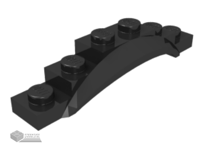 62361 -Spatbord 1 1/2 x 6 x 1 met boog