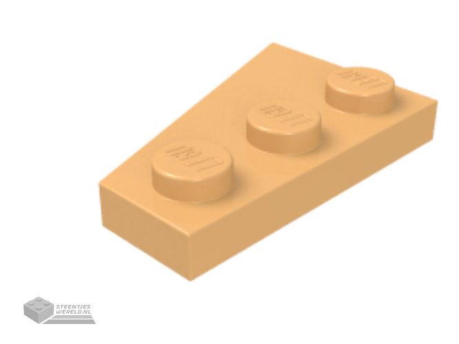 43722 – Wedge, Plaat 3 x 2 rechts