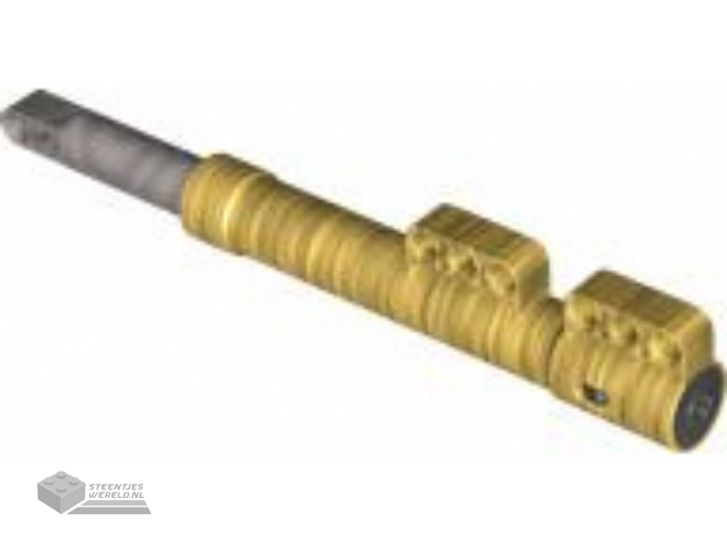 69633c01 - Technic, Shock Absorber 18L with Internal Spring and Flat Silver Shaft