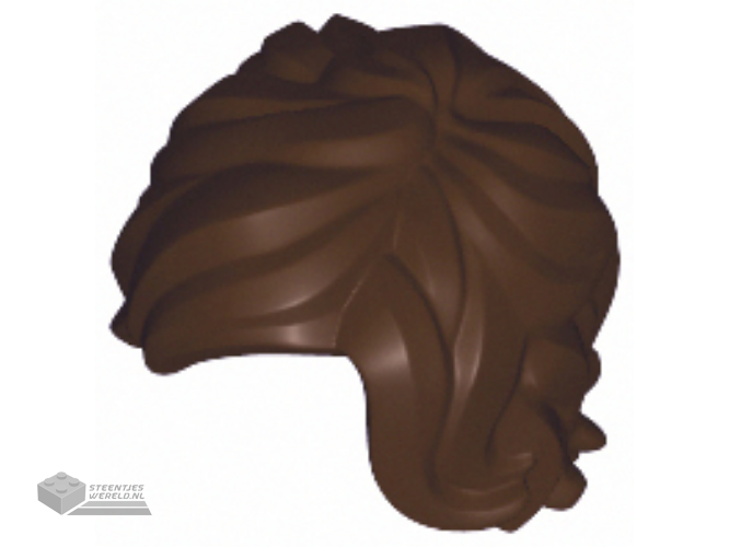 25409 - Minifigure, Hair Mid-Length Tousled met zijkant Part