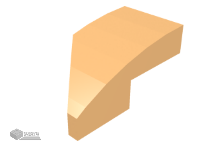 29119 – Wedge 2 x 1 x 2/3 met nop inkeping rechts