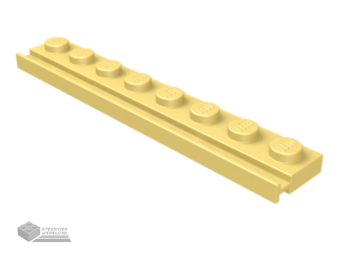 4510 – Plaat, aangepast 1 x 8 met deurrails