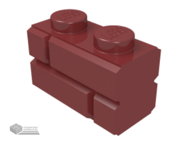 98283 – Steen, aangepast 1 x 2 met metselwerkprofiel