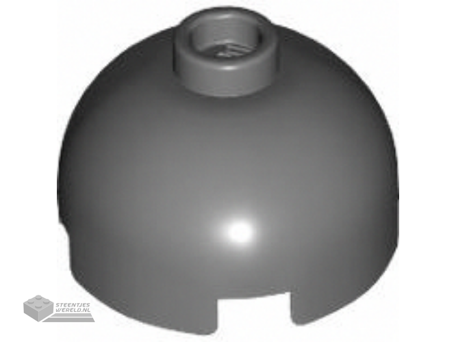 3262 – Brick, Round 2 x 2 Dome Top with Bottom Axle Holder – Vented Stud