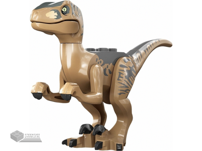Raptor15 – Dinosaur Raptor / Velociraptor with Dark Bluish Gray Back