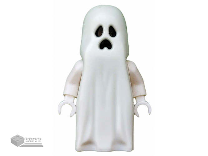 gen046 – Ghost with Pointed Top Shroud with 1 x 2 Plate and 1 x 2 Brick as Legs