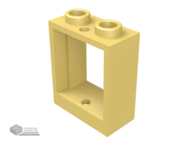 60592 – raam 1 x 2 x 2 platte voorzijde