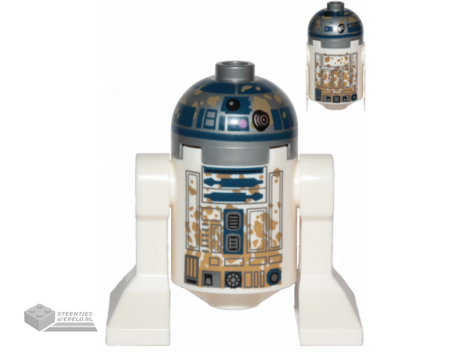 sw1200 – Astromech Droid, R2-D2, Dirt Stains on Front and Back