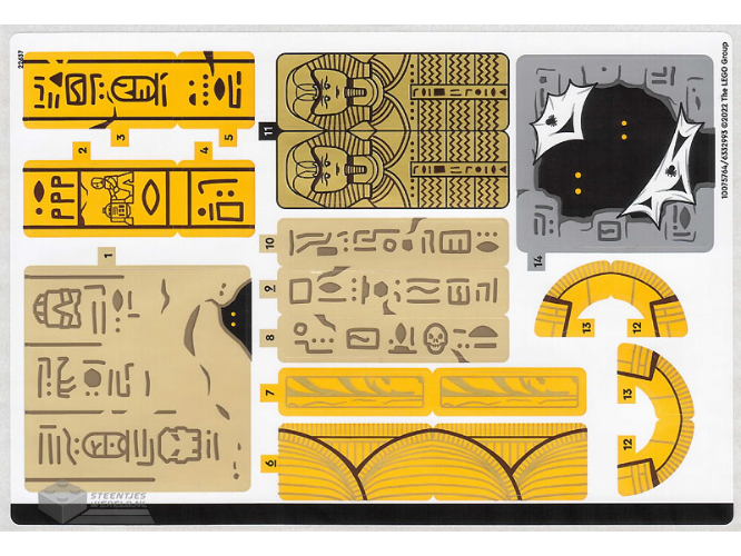 77013stk01 - Sticker Sheet for Set 77013 - (10075764/6332993)