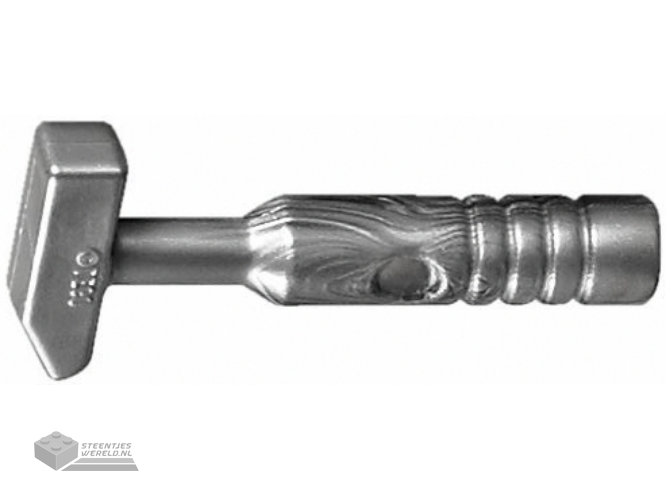 11402h – Minifigure, Utensil Tool Cross Pein Hammer – 3-Rib Handle