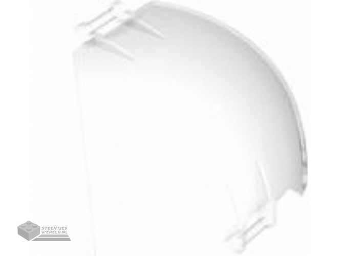 87375 – Windscreen Quarter Dome, Bar Handles at Top and Bottom